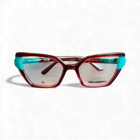 Karl Lagerfeld Accessories - Karl Lagerfeld NWT Burgundy and Teal Women's Glasses